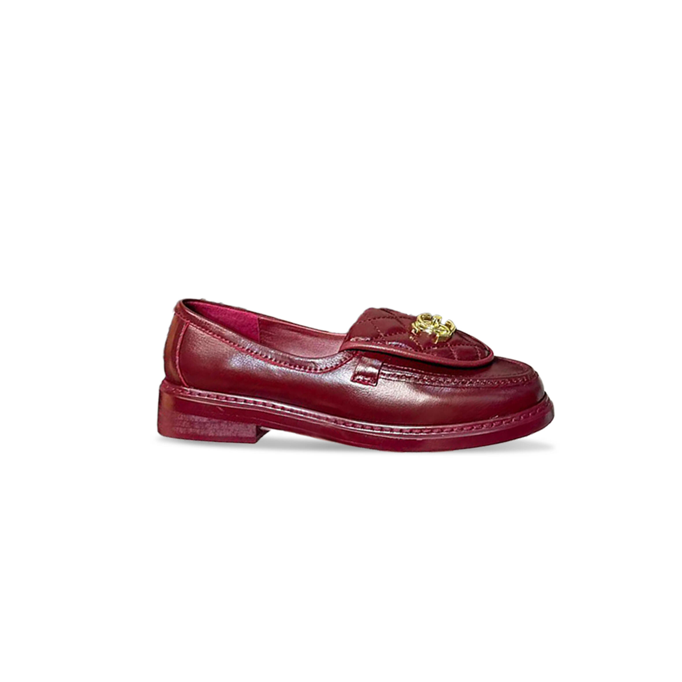 Ch**el quilted leather cc turnlock loafers